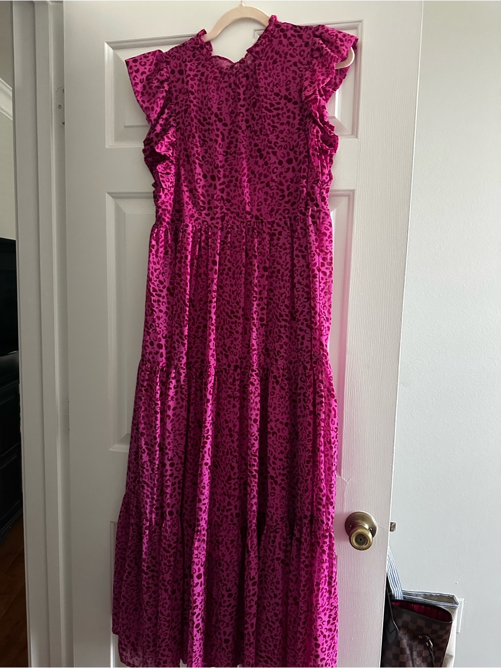 entro Hot Pink Leopard Print Dress - Picture 6 of 6